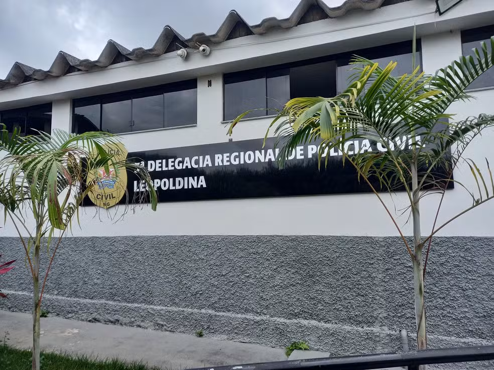 Delegacia que investiga o assassinato de criança em Leopoldina