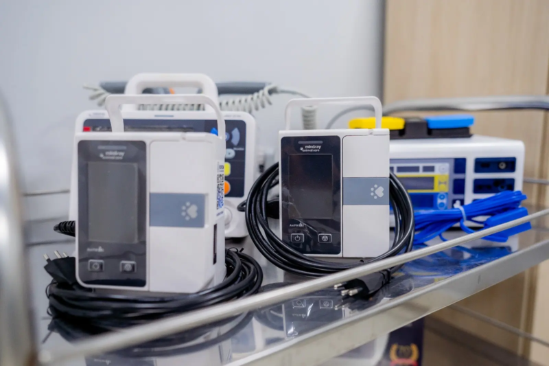 Equipamentos veterinários do novo Centro de Castração e Atendimento Clínico a Pets de Anápolis