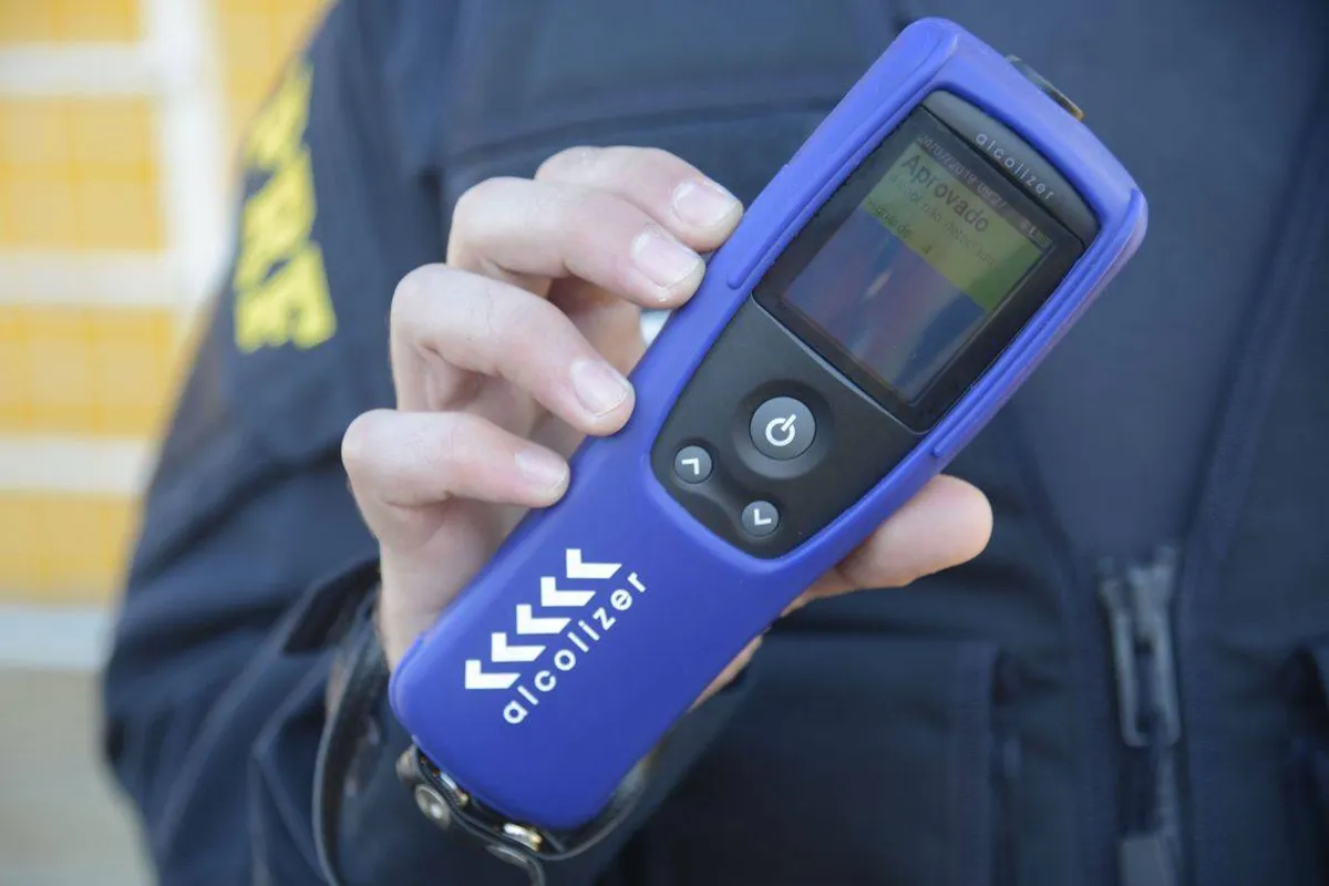 Drogômetro usado para detectar substâncias psicoativas em motoristas