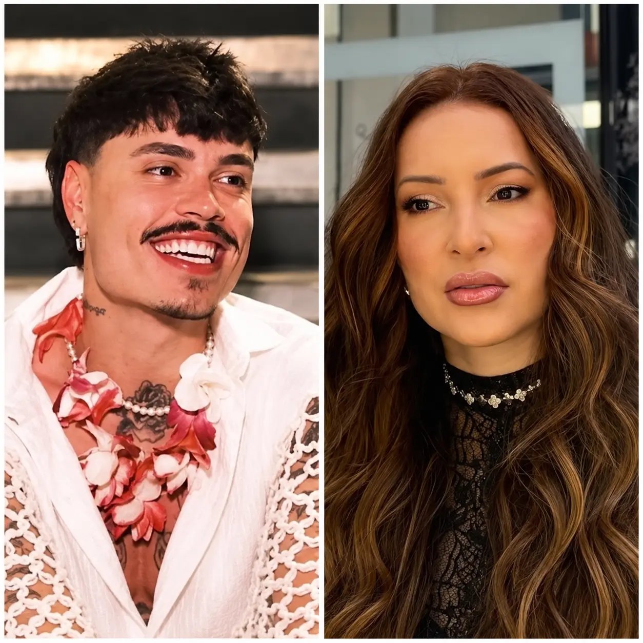Montagem com fotos dos influenciadores Bomtalvão e Ruth Caroline, representantes de Anápolis no Top20 do Prêmio iBest 2026.