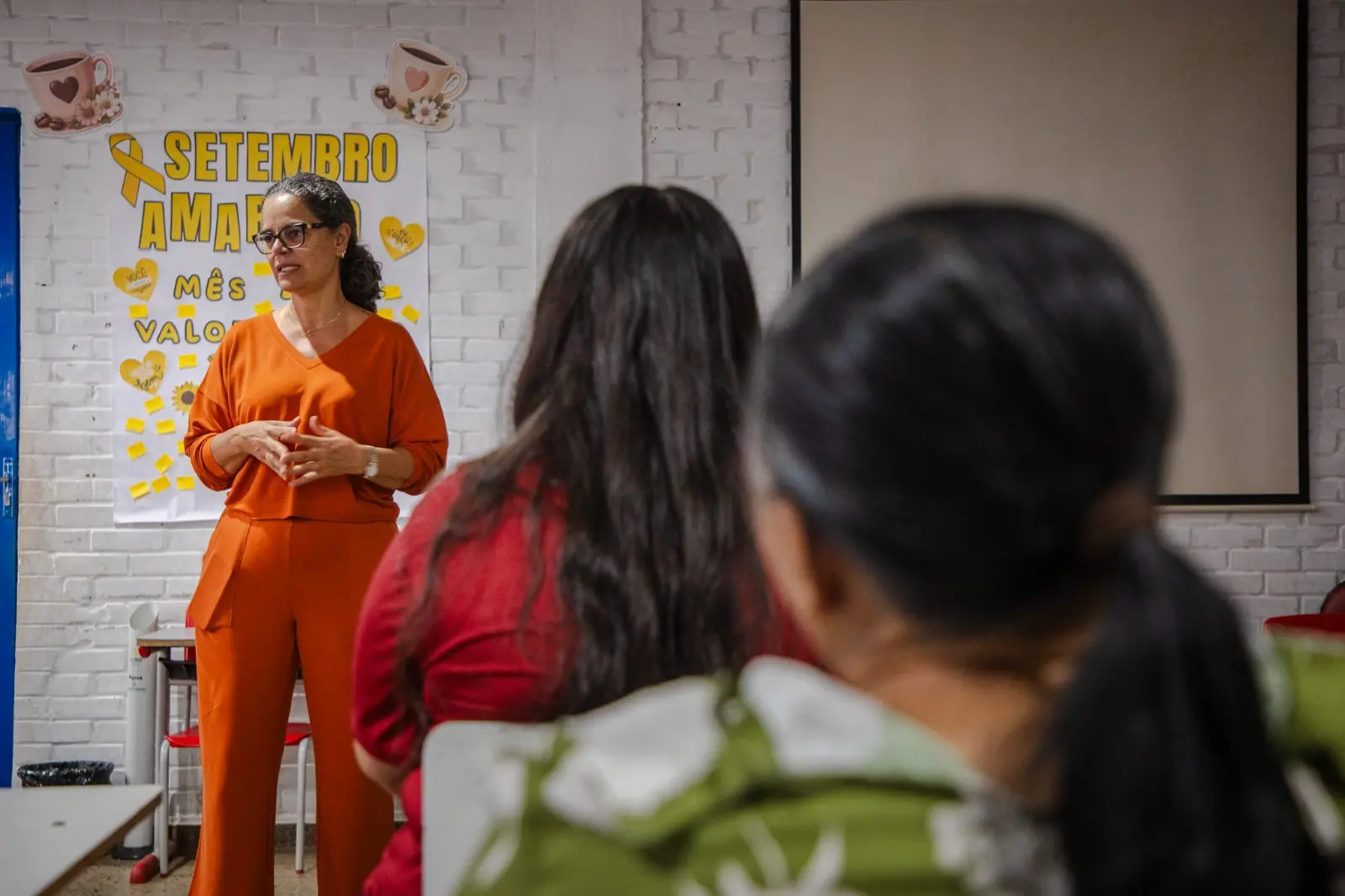 Encontro de aconselhamento com pais e responsáveis atendidos pelo CEMAD em Anápolis.
